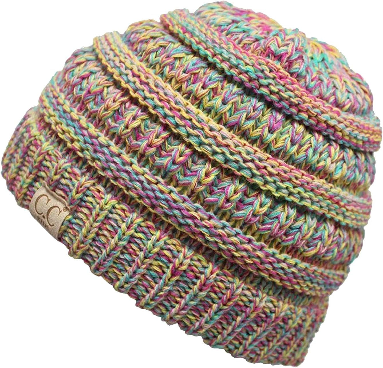 Kids Cozy Ribbed Beanie - Warm Winter Knit Cap for Toddlers