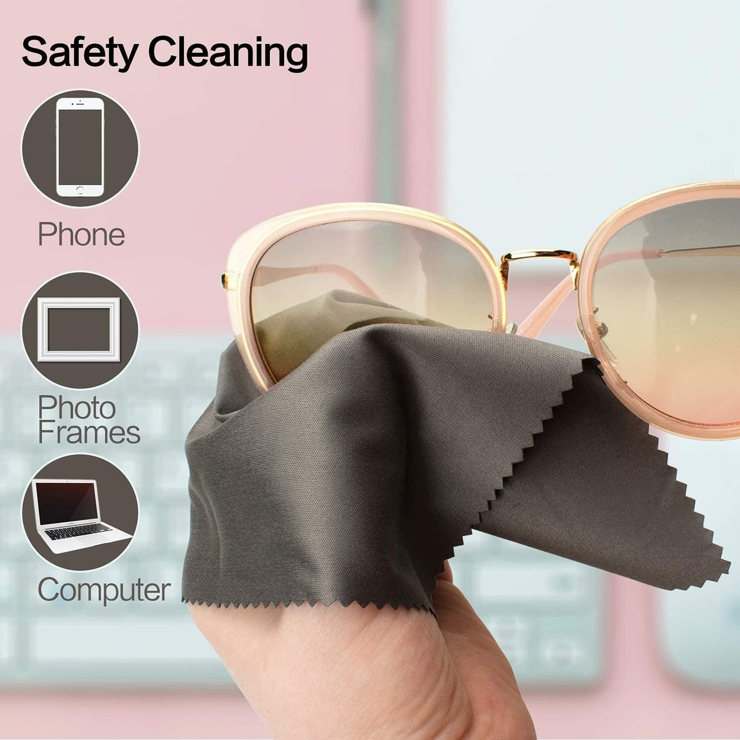 Hard Shell Eyeglasses Cases, Linen Fabrics Protector Sunglasses Case, Large Glasses Case