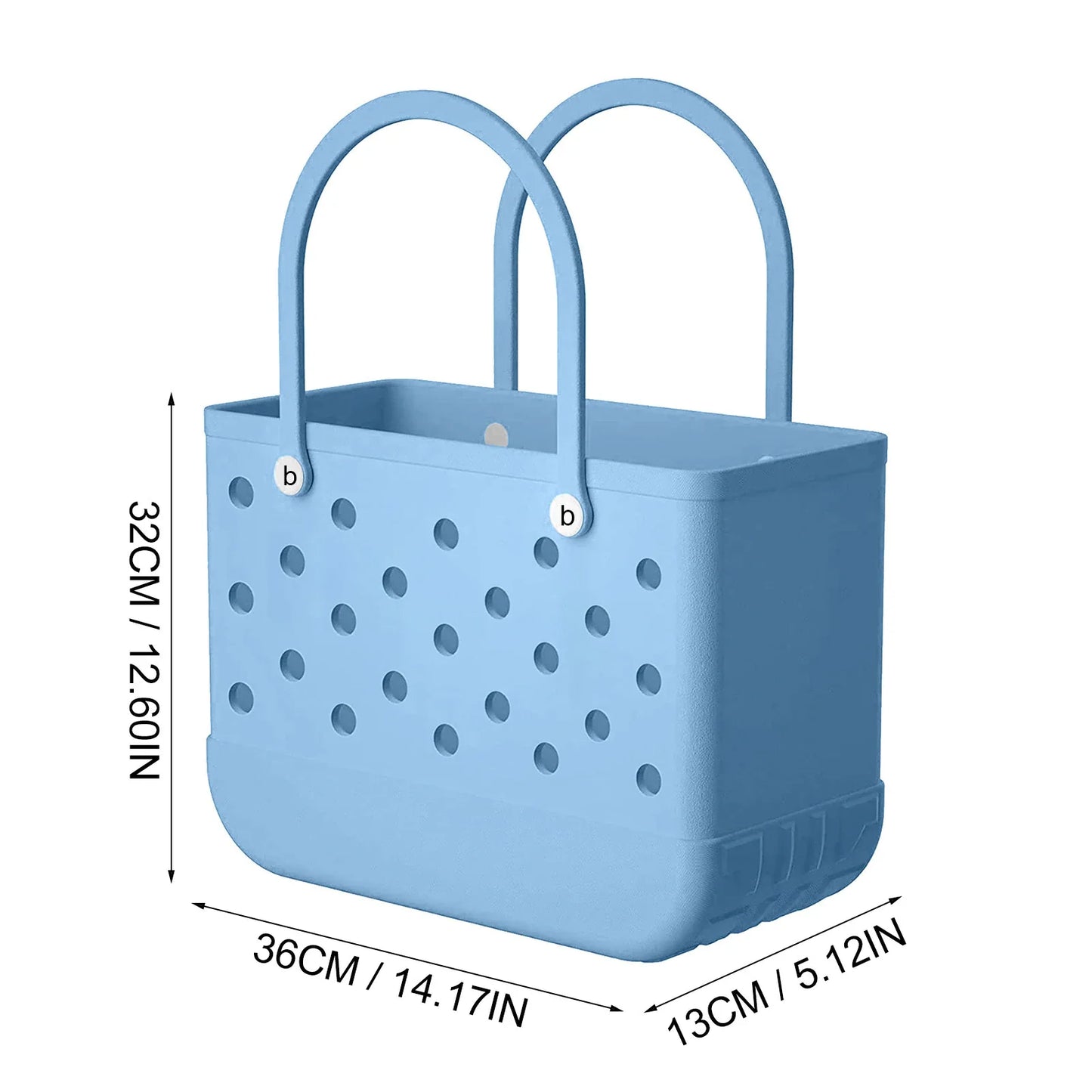 Rubber Beach Bag Waterproof Sandproof 2022 Summer Outdoor Tote Bag Portable Travel Storage Bags Sports Handbag Organization Box