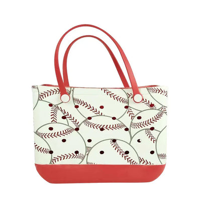 Rubber Beach Bag Waterproof Sandproof 2022 Summer Outdoor Tote Bag Portable Travel Storage Bags Sports Handbag Organization Box